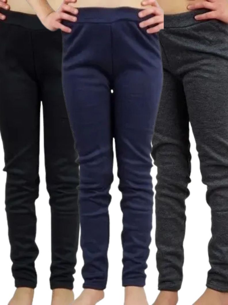 Pack 6 Calzas Micropolar Nina. Tallas A Eleccion. 12m A 3a. 504