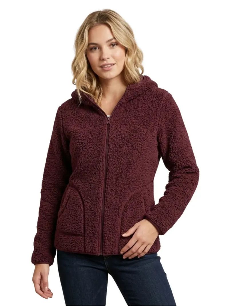 Polerón Polar Corderito, Peludo Mujer Invierno, Colores. 999