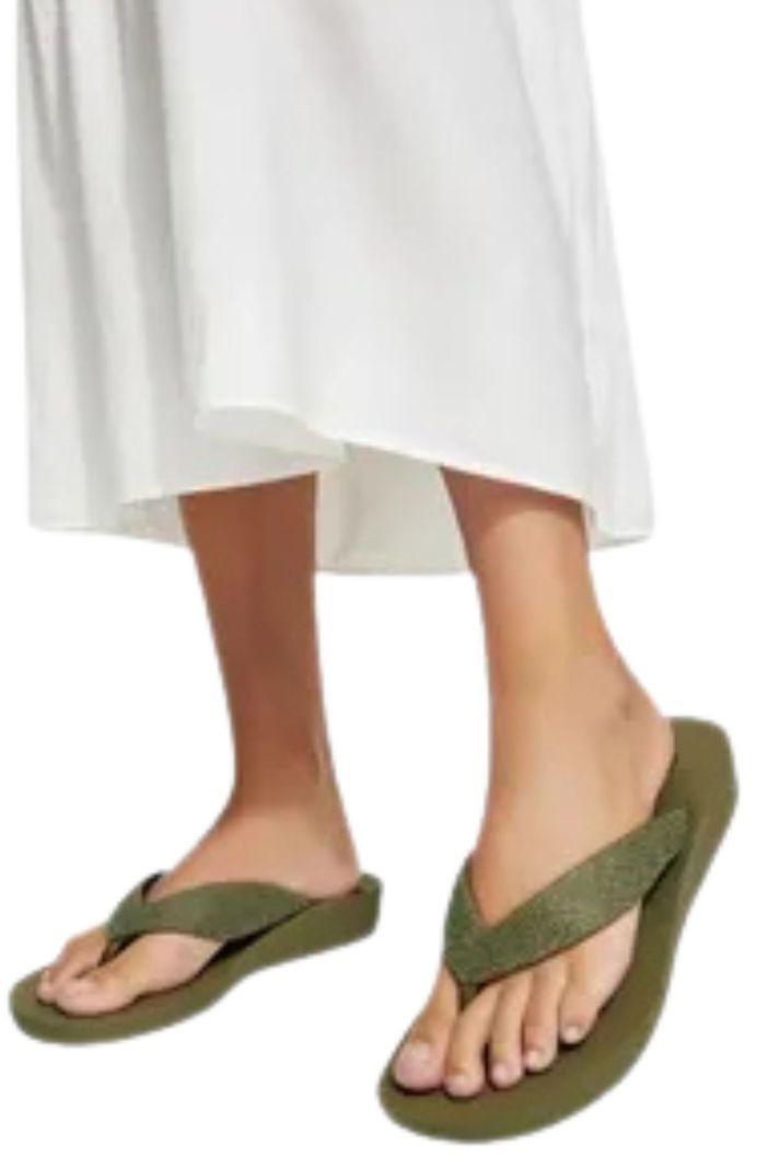 Sandalias Antideslizantes Playa Verano Mujer Hawaiana Chalas 1262 Verde 36