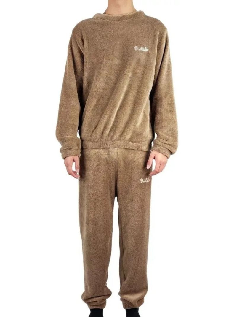 Pijama Polar Invierno Grueso. Calidad Premium Nino Nina 934 Beige 12