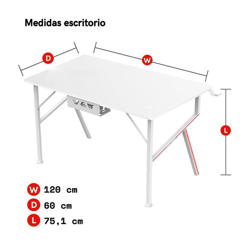 Escritorio Gamer EUREKA KRAL ADVANCED-2