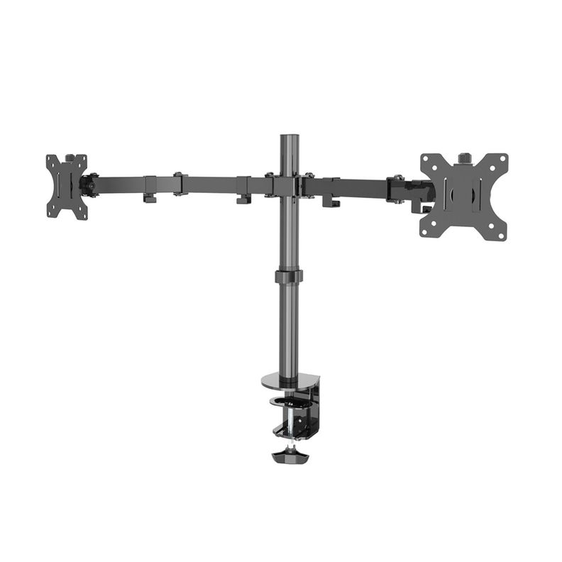 Brazo monitor doble de poste-1