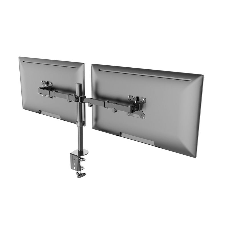 Brazo monitor doble de poste-0