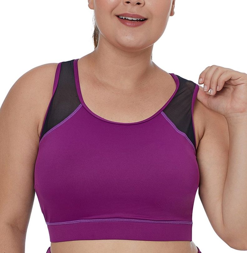 Sheer Top Peto Sosten Deportivo Control Gloriahoon Talla L-1
