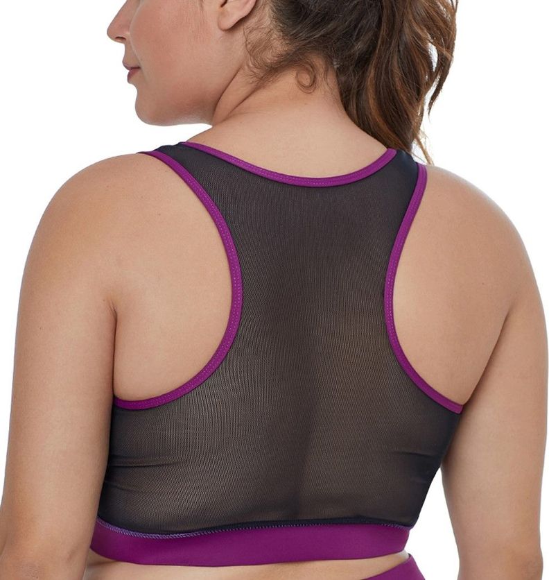 Sheer Top Peto Sosten Deportivo Control Gloriahoon Talla L-3