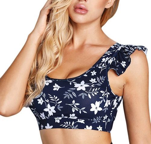 Ruffle Top Peto Sostén Deportivo Control Gloriahoon Talla L-1