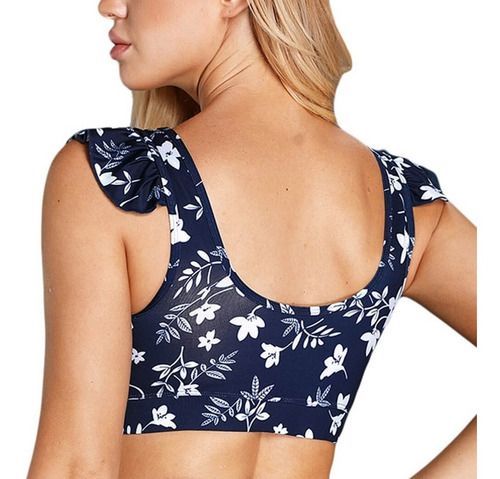 Ruffle Top Peto Sostén Deportivo Control Gloriahoon Talla L-2