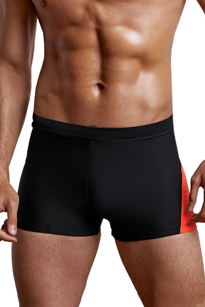 Hip Negro Short Traje De Baño Elástico Sexy Hombre Gloriahoon-0