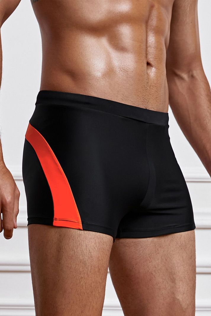 Hip Negro Short Traje De Baño Elástico Sexy Hombre Gloriahoon-1