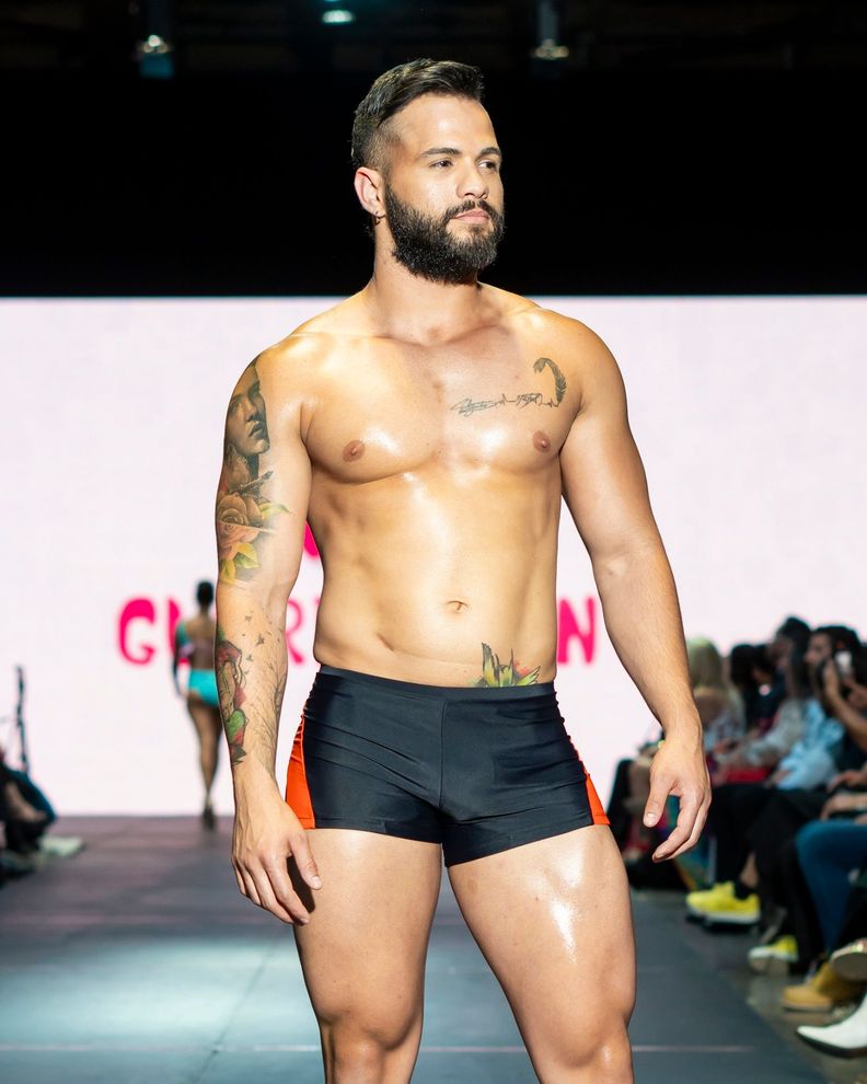 Hip Negro Short Traje De Baño Elástico Sexy Hombre Gloriahoon-4