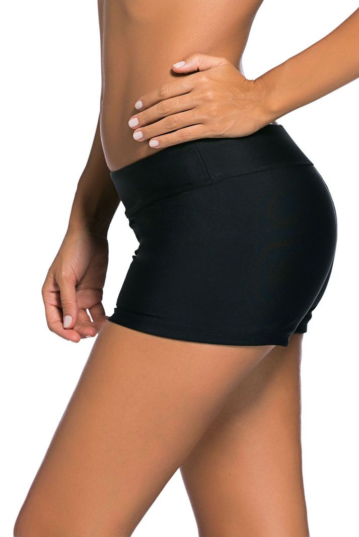 Short De Baño Hot Pants Sexy Negro Gloriahoon-1