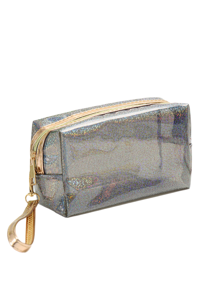 Cosmetiquero Maquillaje Square Pu Transparente Gloriahoon-0