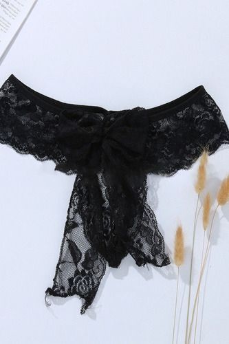 Tanga Calzón Lazo Sexy Lencería Erótica Gloriahoon Talla M-6