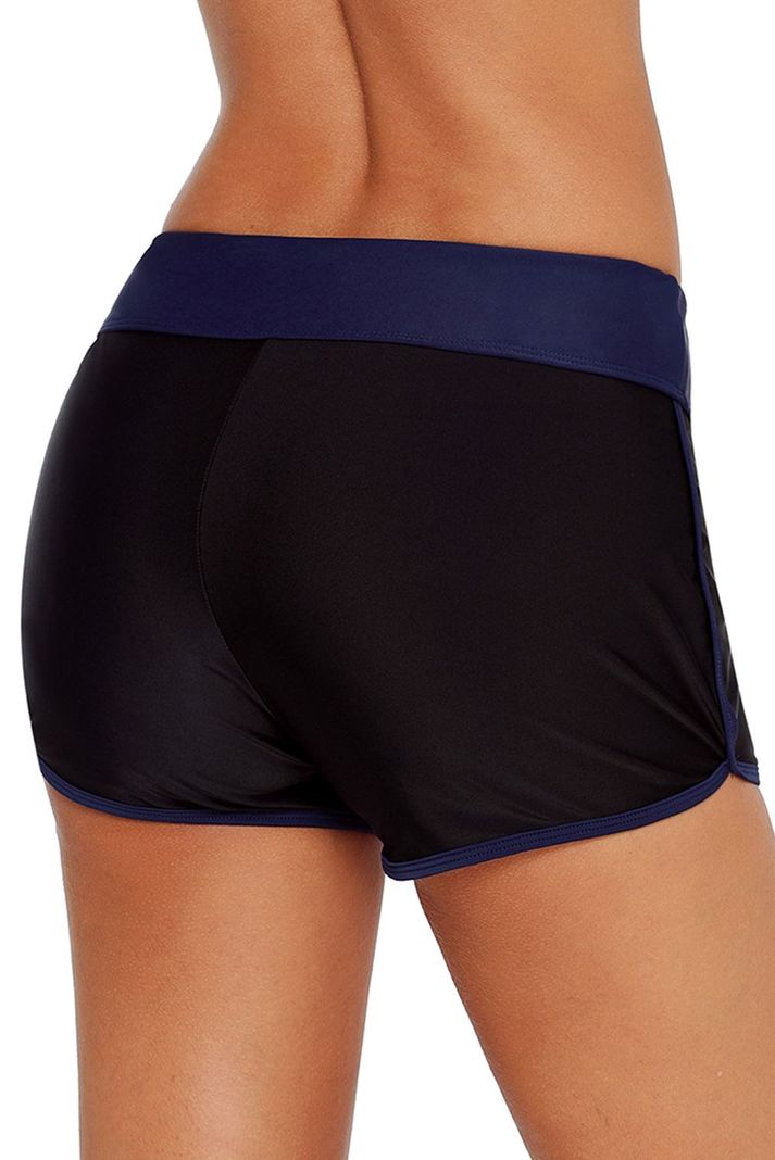 Short De Baño Deportivo Mujer Azul Gloriahoon-2