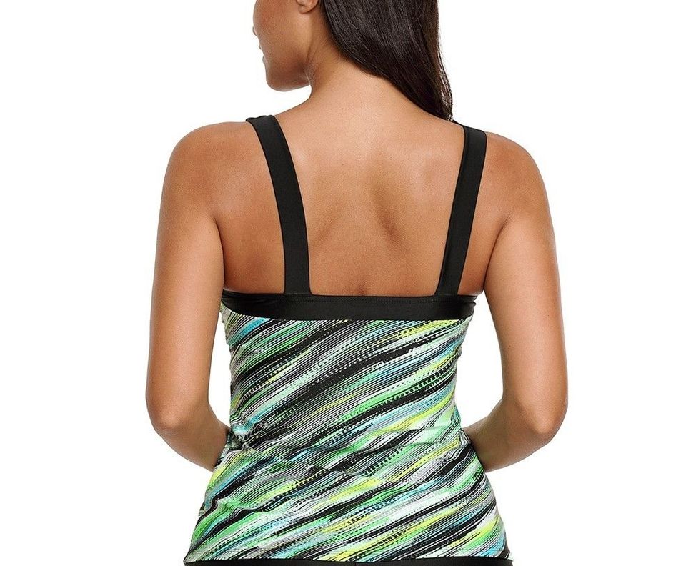 Traje De Baño Top Tankini Sólo Parte De Arriba Gloriahoon -S-1