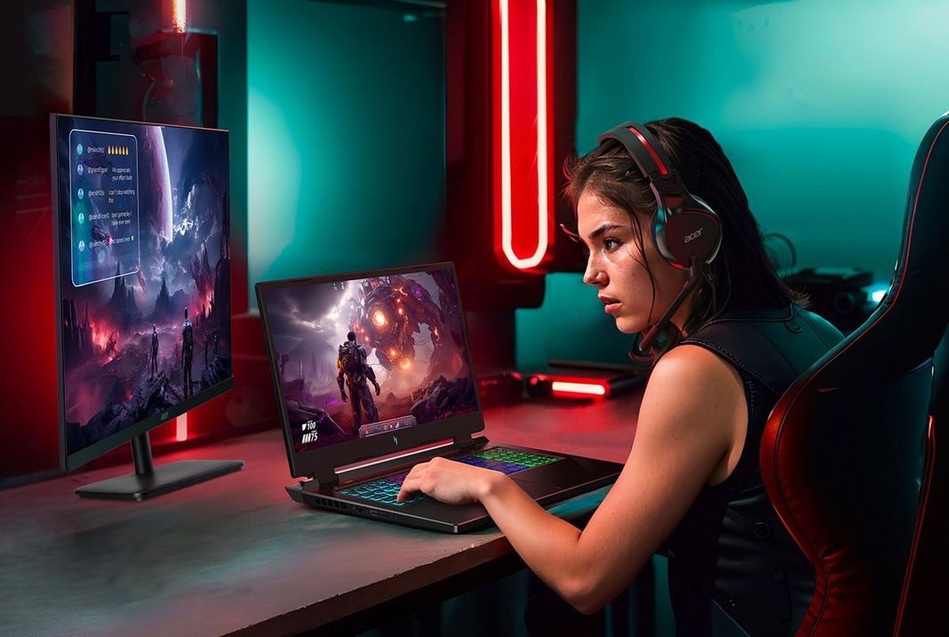 Monitor Gamer Curvo /27' FHD/180Hz/1ms/FeeSync-7