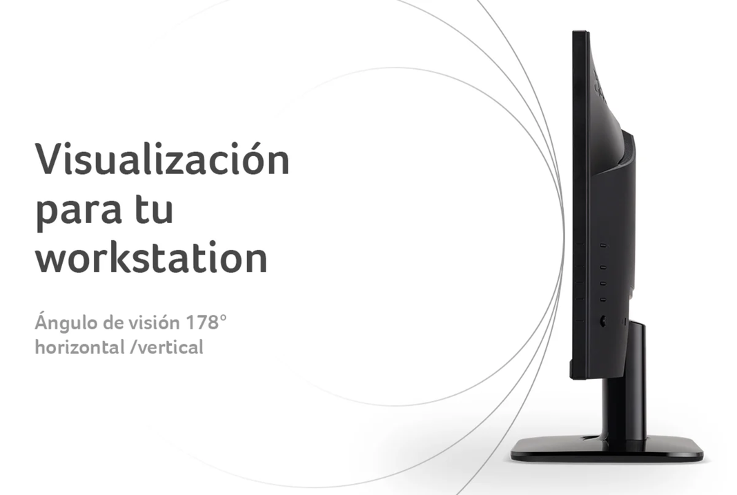 Monitor Acer KC242Y / 23.8 Pulgadas / FHD 1920 X 1080 / 100 Hz /1 ms VRB -2