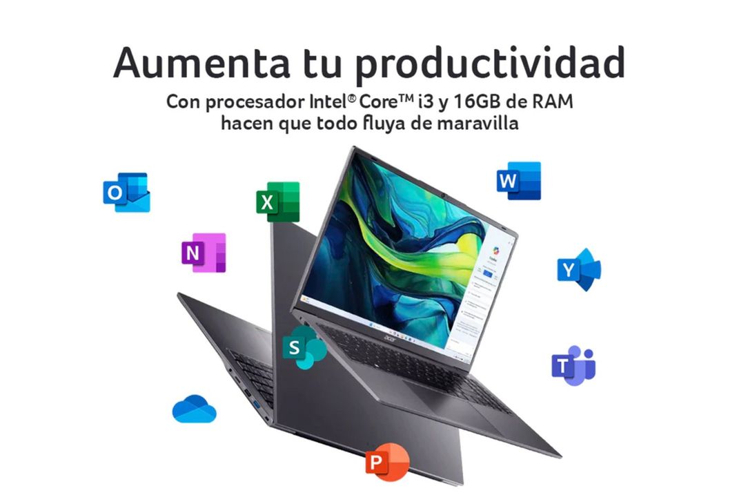 Acer Aspire Lite AL16-31P-36HW-2 / Intel® Core™ i3 8 Núcleos / 8GB RAM / 512GB SSD / 16 Pulgadas WU-4