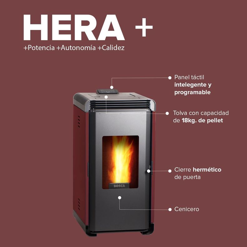 Calefactor Bosca a Pellet Hera + Burdeo-4
