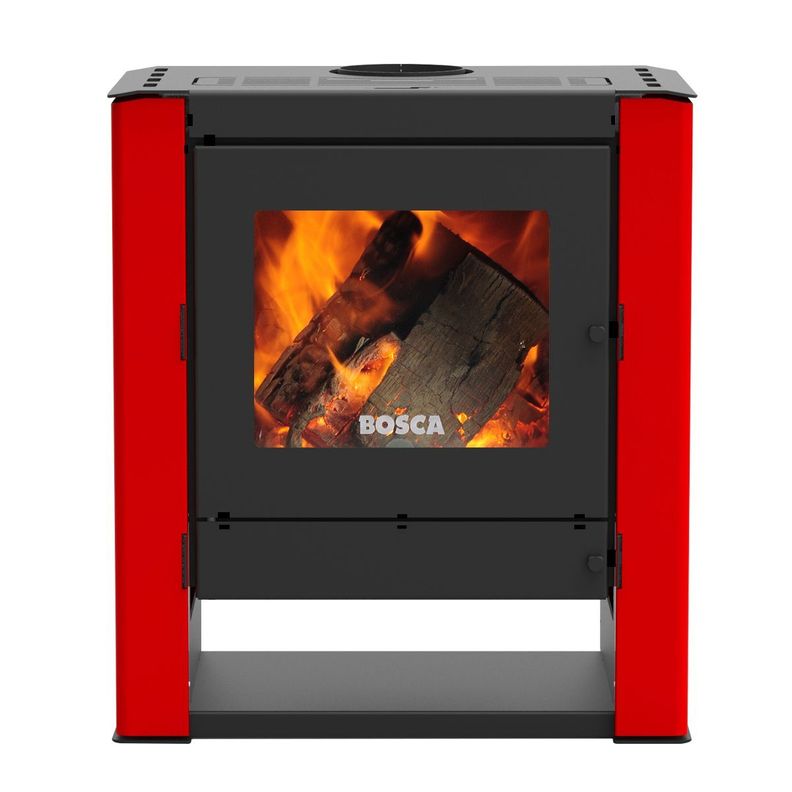 Calefactor Bosca A Leña Gold 500 Rojo-0