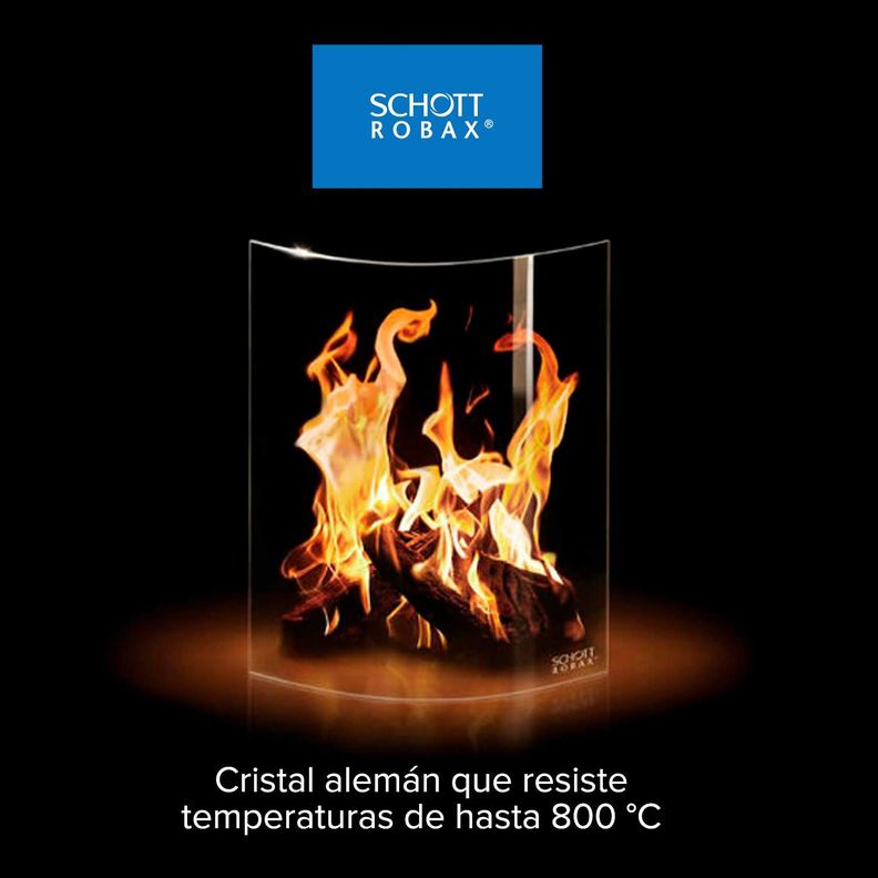 Calefactor Bosca A Leña Gold 500 Rojo-2