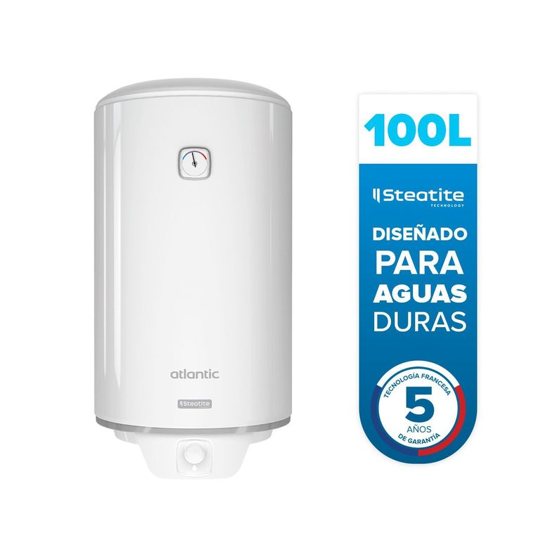 Termo Eléctrico Atlantic Steatite 100 litros-0