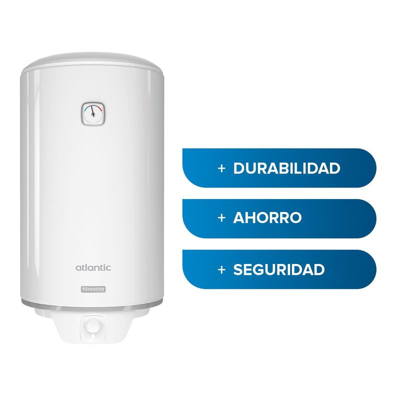 Termo Eléctrico Atlantic Steatite 100 litros-4