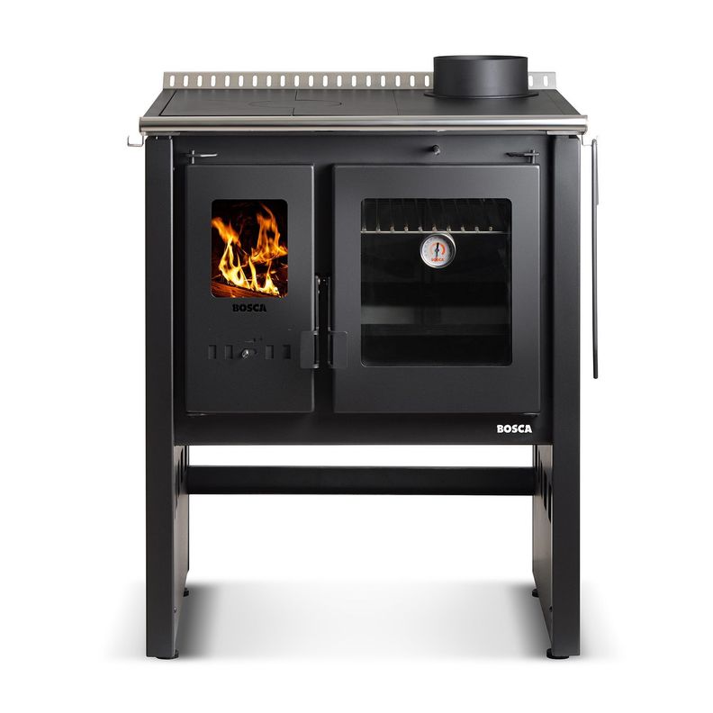 Cocina a Leña Bosca Ares 70 Charcoal-1