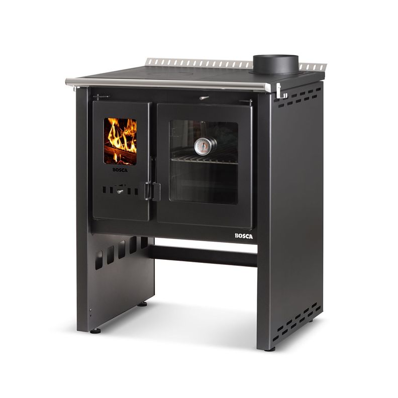 Cocina a Leña Bosca Ares 70 Charcoal-4
