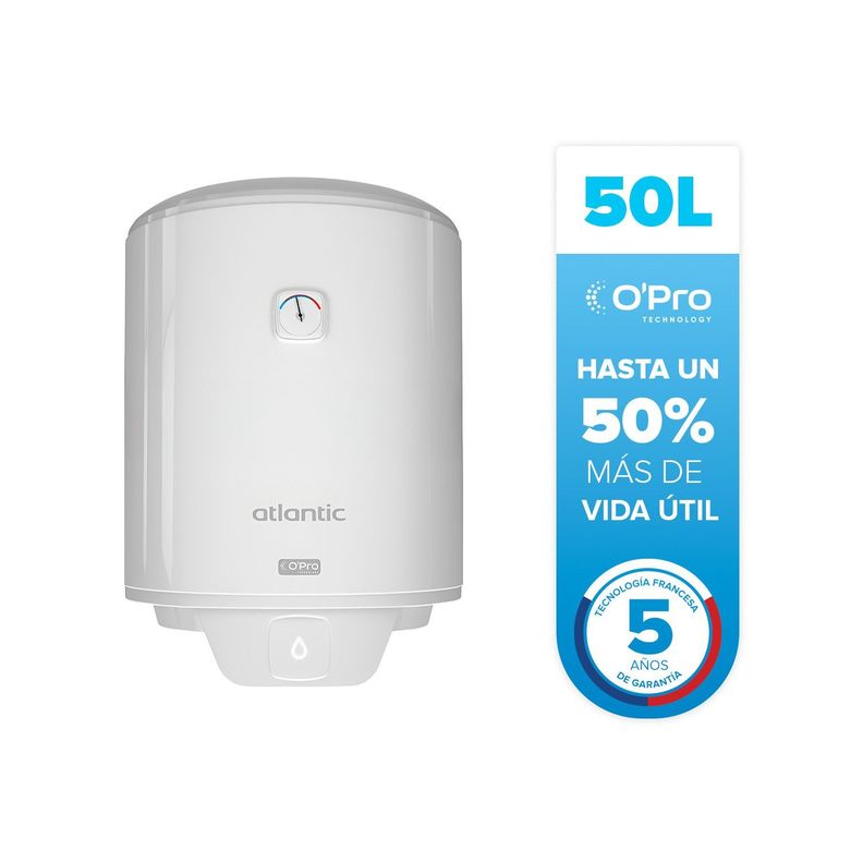 Termo Eléctrico Atlantic Opro+ 50 litros-0