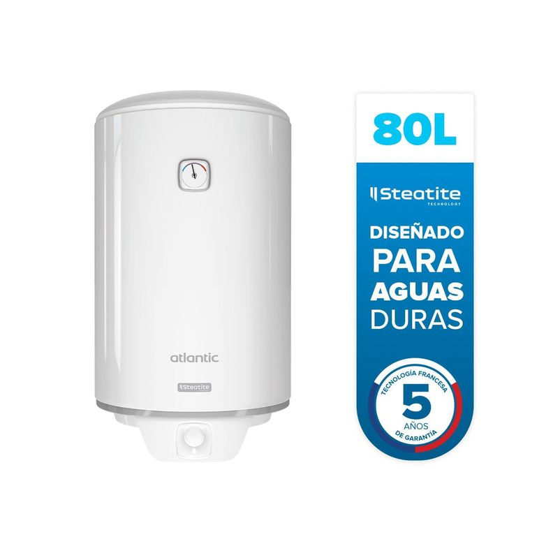 Termo Eléctrico Atlantic Steatite 80 litros-0
