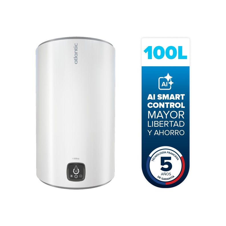 Termo Eléctrico Atlantic Genius 100 litros-0