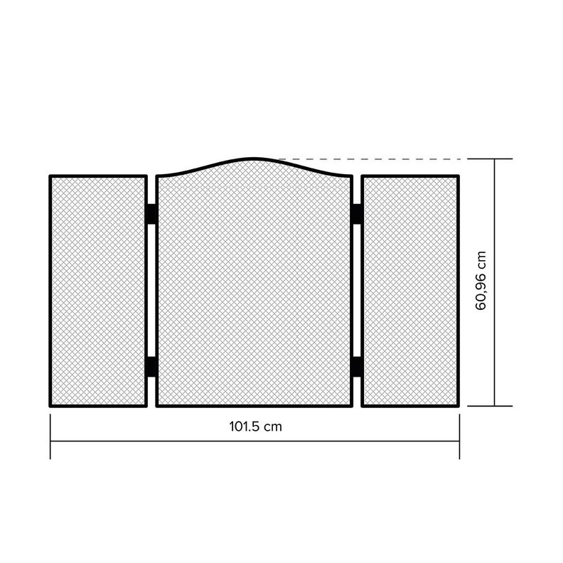 Rejilla de seguridad L101 para estufas y chimeneas-1