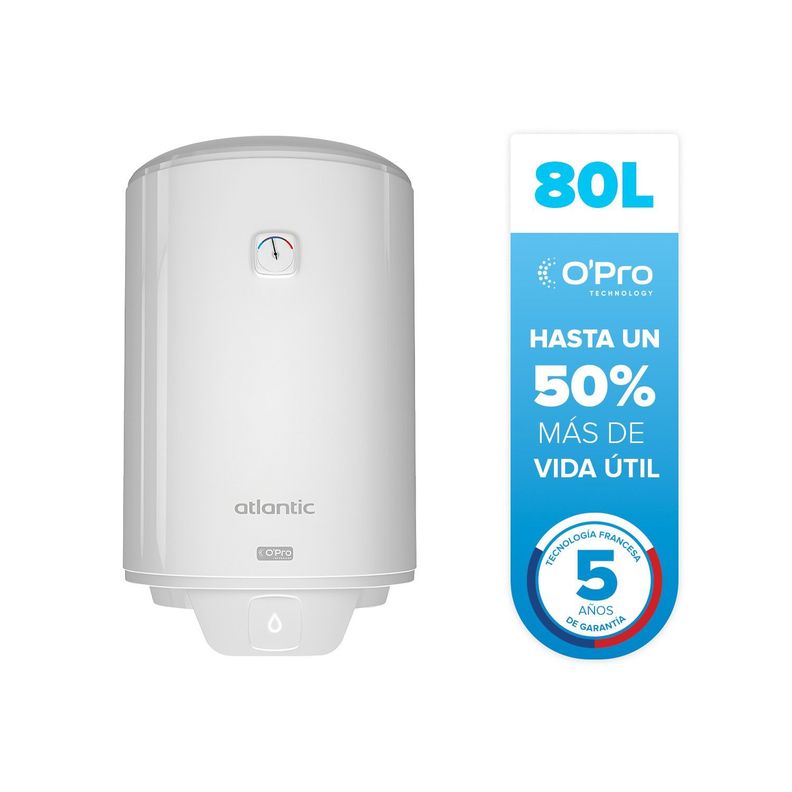 Termo Eléctrico Atlantic Opro+ 80 litros-0