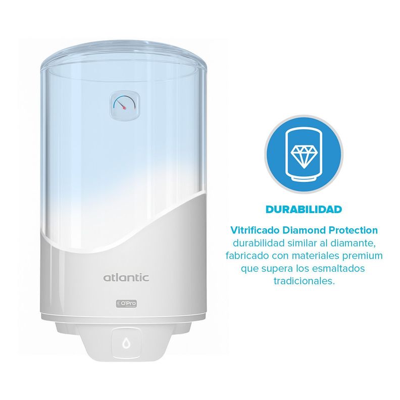 Termo Eléctrico Atlantic Opro+ 80 litros-3