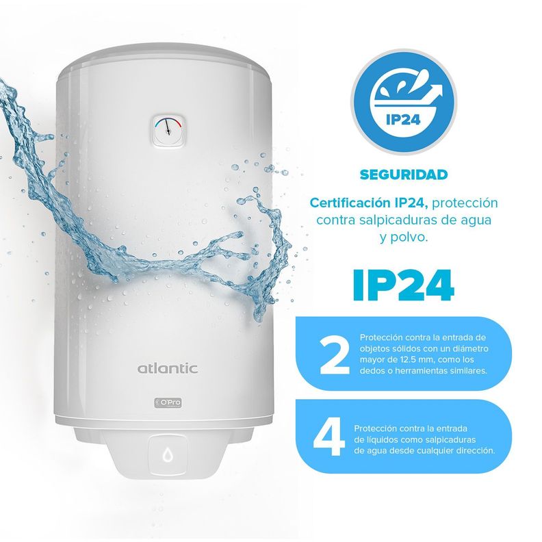 Termo Eléctrico Atlantic Opro+ 80 litros-6