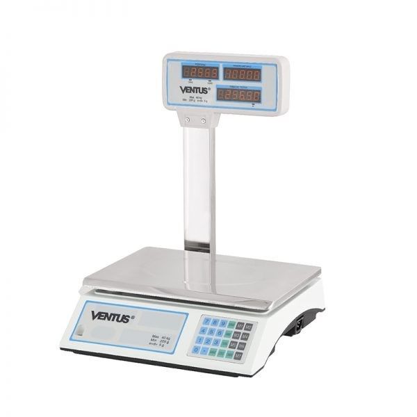 BALANZA DIGITAL 40 KG VISOR AEREO B-40VA-0