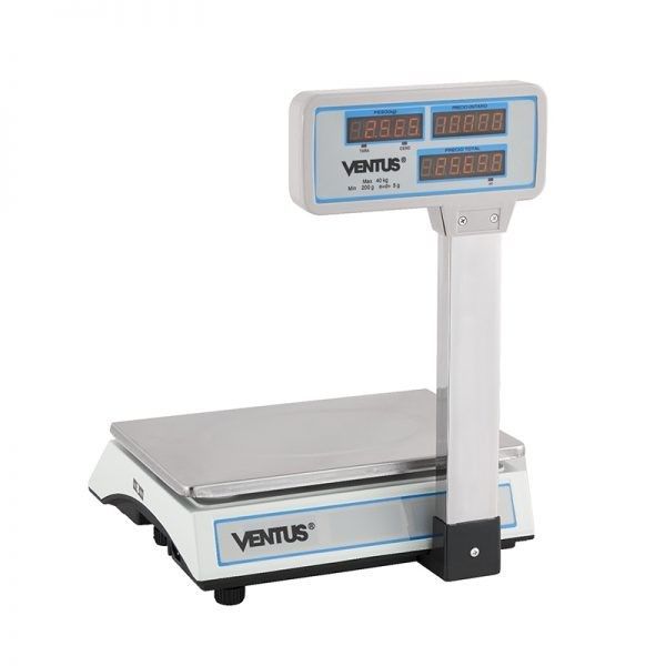 BALANZA DIGITAL 40 KG VISOR AEREO B-40VA-1
