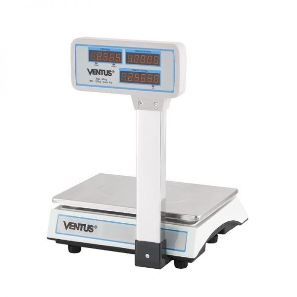 BALANZA DIGITAL 40 KG VISOR AEREO B-40VA-2