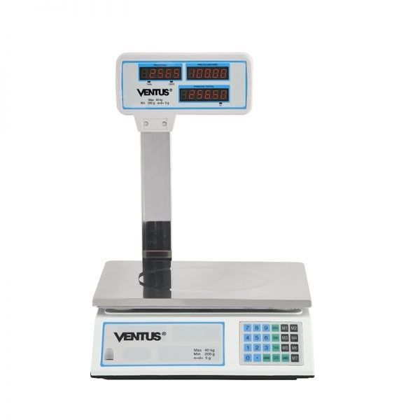 BALANZA DIGITAL 40 KG VISOR AEREO B-40VA-3