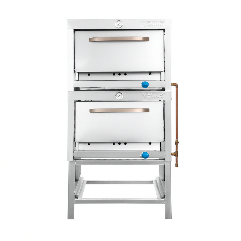 HORNO DOBLE CAMARA 58 X 65 GLP Gris