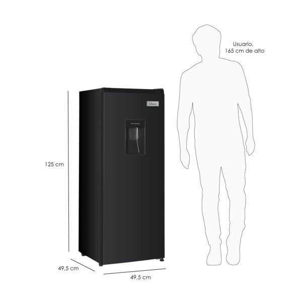 REFRIGERADOR MONOPUERTA FRIO DIRECTO 167 LTS LRM-178DFNW-2