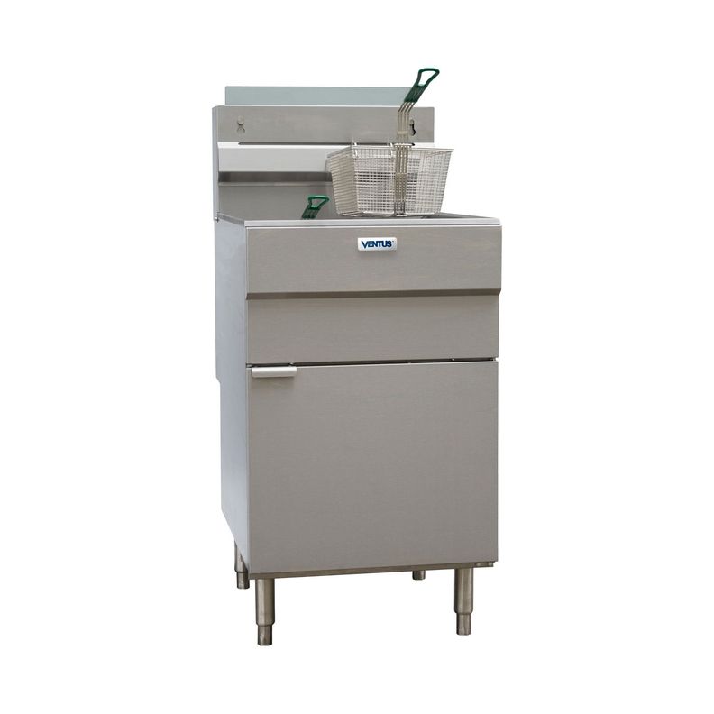 Freidora A Gas Ventus 37 Litros Alta Produccion GLP Gris