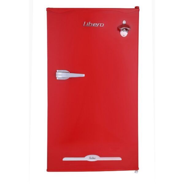 FRIGOBAR RETRO LFB-90R ROJO-0