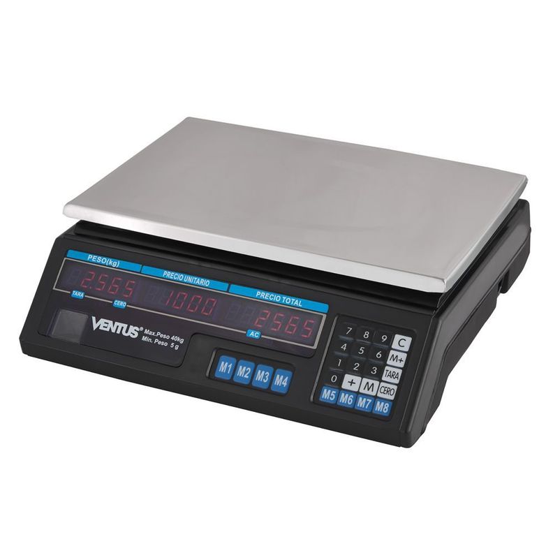 BALANZA DIGITAL DE 40 KG LED ROJO B-40-0