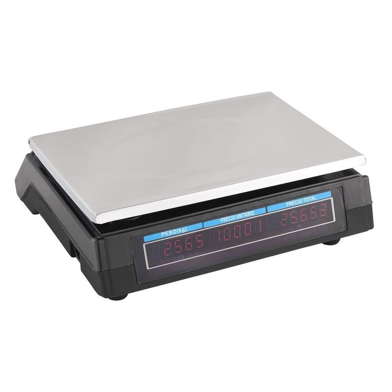 BALANZA DIGITAL DE 40 KG LED ROJO B-40-1