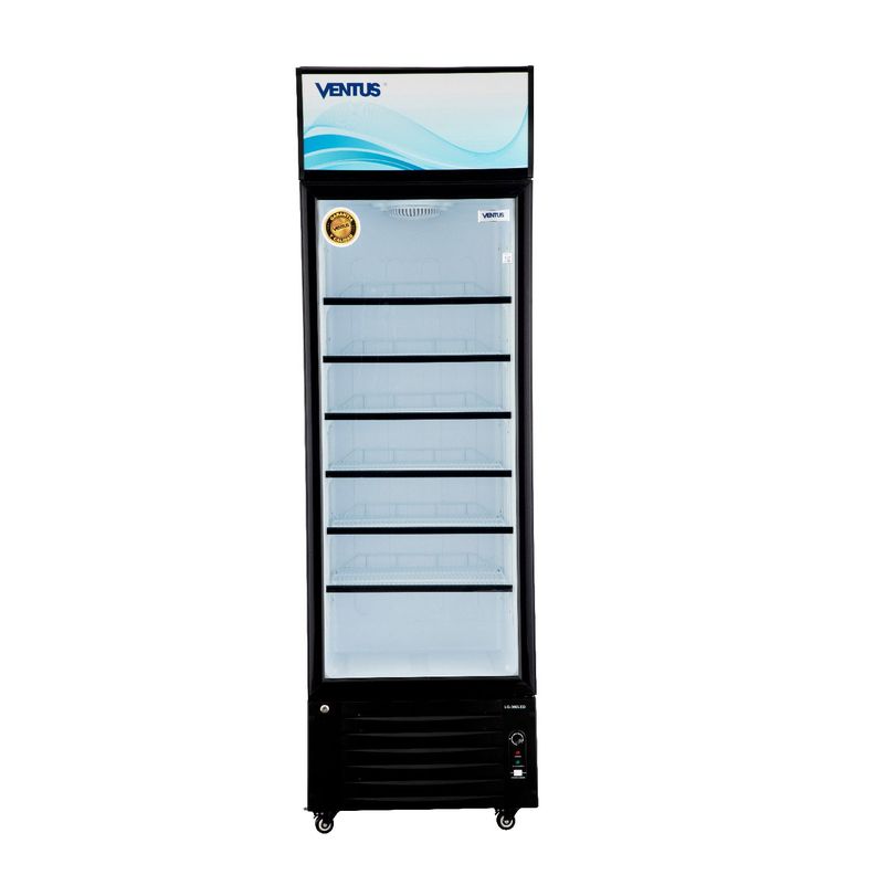 Ventus Visi-Cooler LG-360LED 1 Puerta 360 Lts Negro
