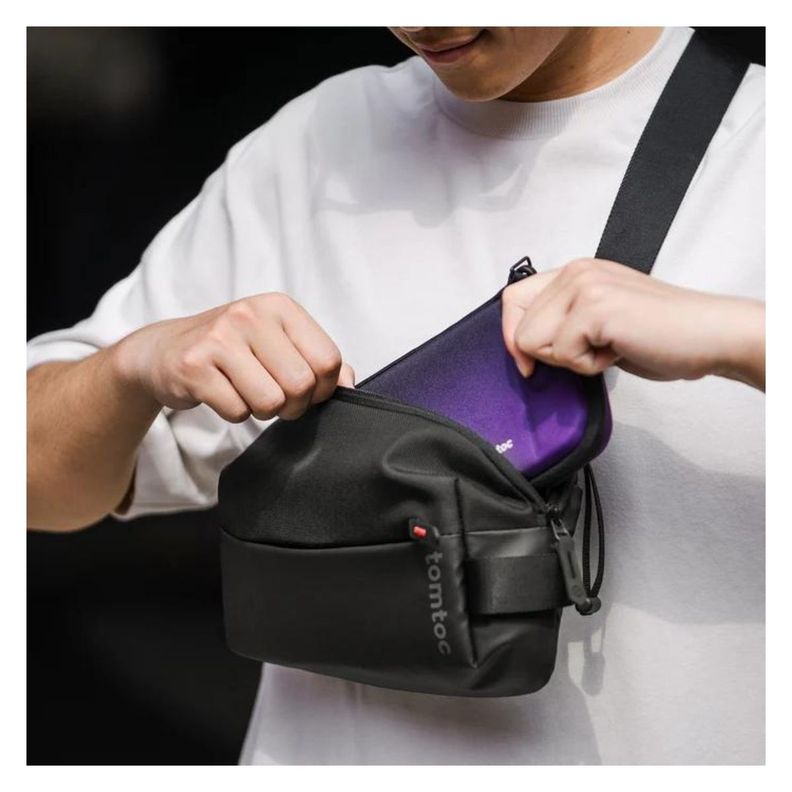 Tomtoc Bolso Sling Explorer-T21 S NS/ iPad Mini Negro-5