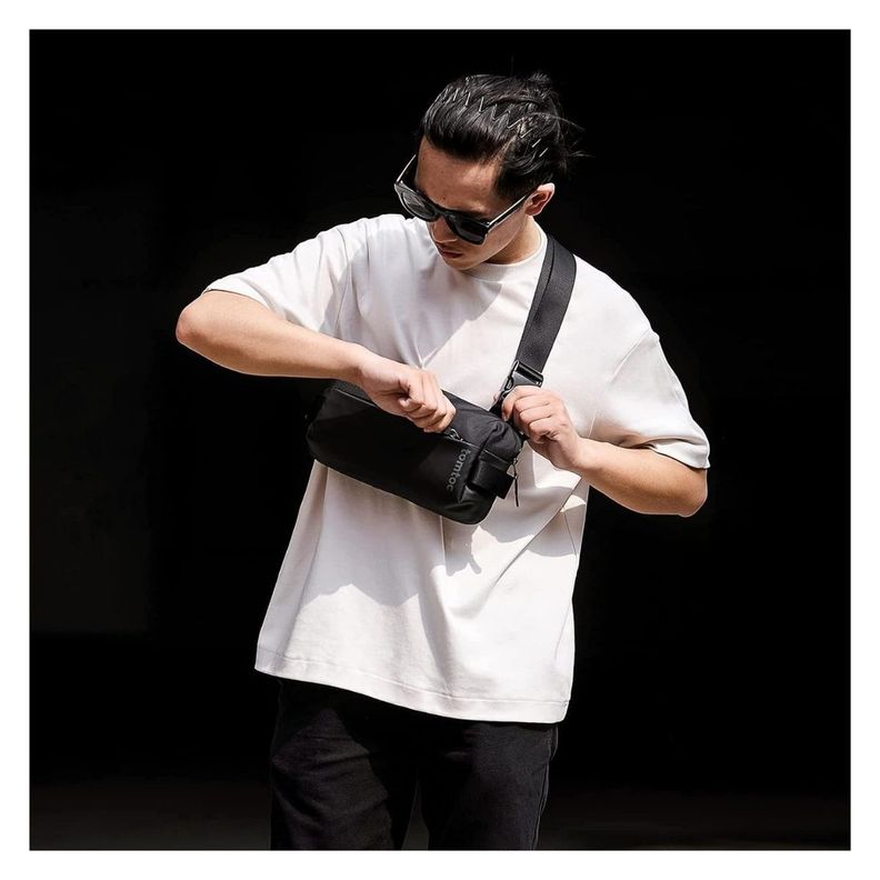 Tomtoc Bolso Sling Explorer-T21 S NS/ iPad Mini Negro-7