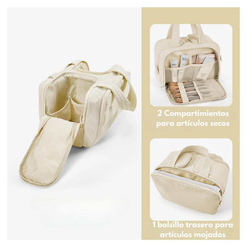 Bagsmart Neceser Multifuncional Zora Spacesaver 4 en 1 - Beige-6